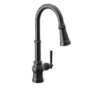 Moen Paterson Smart Kitchen Faucet Motion Control Matte Black S72003EV2BL