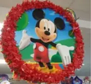 Disney Mickey Mouse Pinata with Pull String - Party Game & Candy Holder NEW