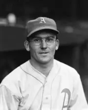 William J Dietrich of the Philadelphia Athletics in 1935 Baseball Old Photo