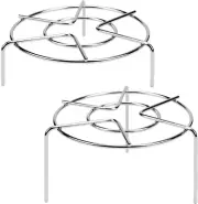 Steam Rack, 2-4/5" and 2" Tall Trivet for Instant Pot 3 Qt and 6 Qt, Heavy Duty