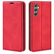 For Samsung Galaxy A24 4G Skin-touch Leather Wallet Phone Case ic Flip Stand Drop-proof Cover