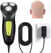 Electric Razor for Bald Head, Beedove Professional Corded Shaver, Close-Cut Precision 3D Floating Heads Men's Rotary Shaver for Face & Beard, Corded Use Only