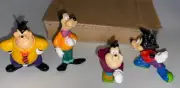 1991 Disney Kellogg Goof Troop PVC Figures Pete Goofy Max PJ