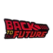 Delorean Back To The Future logo Marty McFly Pin Brooch badge lapel Flux 80s