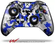 Sexy Girl Silhouette Camo Blue Skin for XBOX One Controller