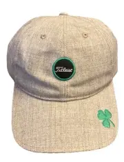 Titleist Shamrock Clover Golf Hat Cap SnapBack Gray & Green