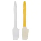 2pcs Kitchen Spatula Silicone Spatula High Temperature Resistant Scraper