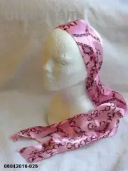 2 NEW MULTI COLOR RETRO STYLE SATIN SOFT HEADBAND / SCARF/ ELASTIC INZBACK