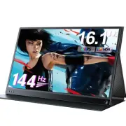 UPERFECT 144Hz Gaming Monitor 16.1" 1920x1080 Portable Monitor PC Screen 300nits