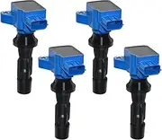 Ignition Coil Pack UF540 Replacement for Mazda 3 2016 6 2006-2013 CX-7 2007-2012 MX-5 Miata 2006-2015 Naturally Aspirated Turbocharged L4 2.0L 2.3L 2.5L L3G2-18-100A Blue Set of 4