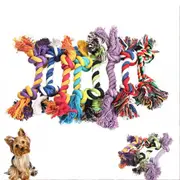 30PCS Dog Braided Rope Toys Pet Puppy Chew Toy Gift Tough Cotton Clean Teeth