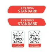 Corgi 421 Bedford 12 cwt Van | Evening Standard Transfer/Decal