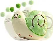 Plush Dog Toy, Stuffed Tough Puppy Toy, Puppy Chewing Supplies for Small Breeds, Snail Shape Pet Calming Teeth Grinding Tool
