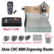 3Axis CNC 6090 Engraving Router Mach3 USB Milling Cutting Engraver Cutter 2200W