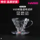 日本HARIO原裝V60手沖咖啡杯樹脂透明濾杯滴漏式濾紙過濾杯V01/02