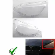 1 Pair Car Headlight Lens Cover Shell Left & Right Side Fits BMW F20 2012-2014 (for: BMW)