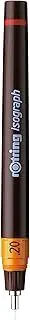 rOtring Isograph Technical Drawing Pen | 0.20 mm | Refillable Fineliner Pen
