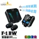 LOOKING 錄得清 F-1 BW【贈64G+車牌架】黑狼機 機車行車記錄器 SONY星光級 主動降噪 F-1BW