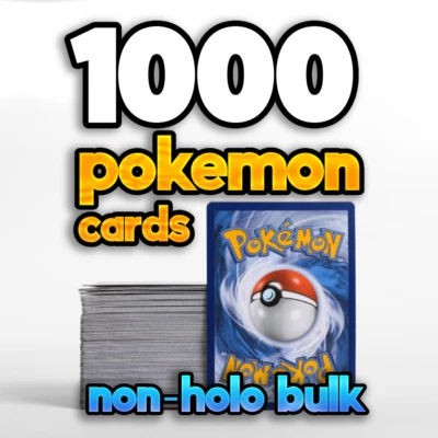 1000 Pokemon Cards Assorted - Sword & Shield - Scarlet & Violet - Bulk Lot Pack