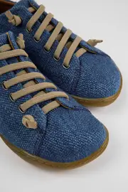 Peu Blue textile shoes for women
