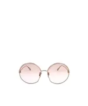 round frame sunglasses 61 White