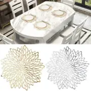 Non-slip Dining Table Bowl Mats Placemat Pads Washable Hollow Pad