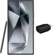 [Samsung] Galaxy S24 Ultra 5G (512GB, 12GB) 6.8" AMOLED 2X, 200MP Camera, Dual SIM, 5G / 4G LTE (Fully Unlocked for T-Mobile, Verizon, Global) S928B/DS (w/ 25W Fast Charging Cube, Titanium Black)