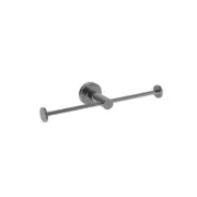 Bradley Polished Stainless Steel Double Toilet Roll Holder