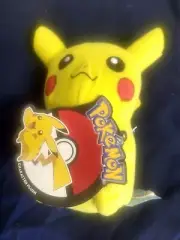 Official Licensed Pokemon Pikachu Plush Stuffed Toy Gift 7" Authentic New w/tags