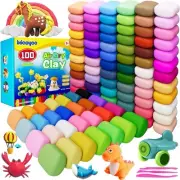 Air Dry Clay, 100 Colors Modelling Clay for Kids, DIY Molding Magic Clay for ...