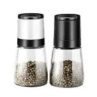 Salt and Pepper Grinder Set with Adjustable Ceramics Grinder Stainless Steel