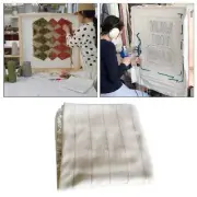 Primary Tufting Cloth with Marked Lines, Large Size Needlework Fabric, 's Cloth