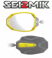 Yellow Seizmik Photon Side View Mirrors for 2014-2023 Polaris RZR 1000 XP / XP 4