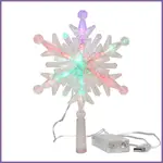 聖誕樹裝飾雪花裝飾聖誕樹裝飾帶有多種照明模式的樹裝飾聖誕樹裝飾帶 USB TEITW