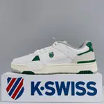 K-SWISS 男生 白綠色 舒適 皮革 運動 板鞋 休閒鞋 08905936