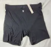 Victoria's Secret Women's Ribbed Modal Super Soft Boxer Briefs - Black - Medium