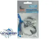 PENETRATOR SNAPPER 2 HOOK SNELLED LIVE BAIT RIGS X 3 RIGS SIZE: 7/0 80LB M8816