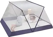 Mosquito Net Outdoor Portable Mosquito Net, Home/Adult Bed Mosquito Net, Foldable & Installation-Free Mosquito Net (Color : Purple, Size : 135x190x80cm)