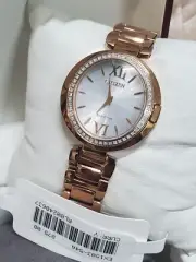 Citizen Eco-Drive Capella 34mm Pink Gold Stainless Case with Pink Gold $875