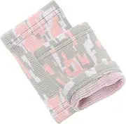 Happyyami 1 Pair Sports Wristband Armband Gym Wrist Wraps Wrist Sweat Bands for Men Ace Wrist Brace Sport Wrist Support Wrist Straps Gym Hand Brace Carpal Tunnel Wrist Brace Pink Nylon