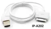 2ft USB Data Sync and Charger Cable/ Cord (2 in 1) for iPhone / iPod, IP-A202