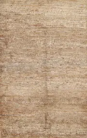 Hand-Knotted Contemporary Rug 6x9 Tribal Oriental Jute Carpet Living Room Rug