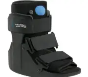 UNITED ORTHO SHORT AIR CAM WALKER FRACTURE BOOT MEDIUM BLACK FITS LEFT OR RIGHT