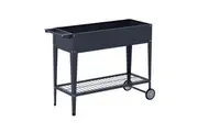 Garden Bed Galvanised Steel Raised Planter Box 100X40X80CM