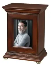 Howard Miller Transitions II Portrait Cremation Urn for Ashes 275 Cubic Inches