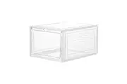 Sneaker Display Case Shoe Storage Organizer Box Stackable Plastic Clear Magnetic