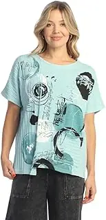 [Jess & Jane] Tempo Mineral Washed Cotton Rib Contrast & Pocket Tunic Top