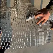 304 Stainless Steel Balcony Pet Safety Net Customizable 4.92x13.12ft Stair Fall Prevention Mesh Barrier Fence