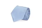 Jeff Banks Occasions Range Mens Stylish Modern Formal Suit Tie Silk Plain Blue