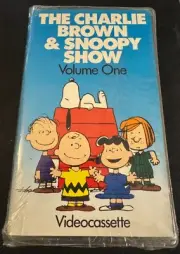 The Charlie Brown and Snoopy Show - Volume One (VHS Clamshell, 1985) - RARE- NEW